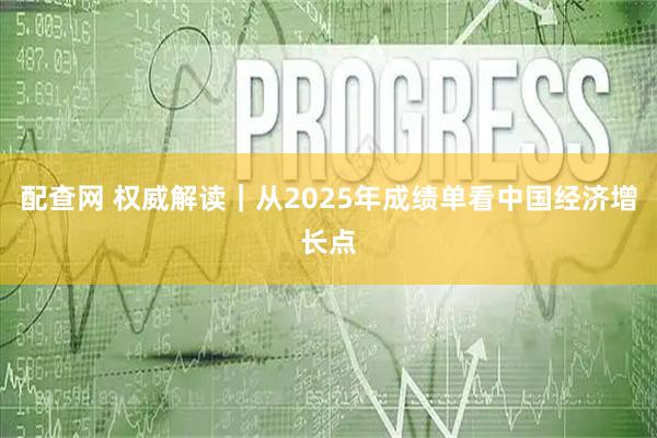 配查网 权威解读｜从2025年成绩单看中国经济增长点